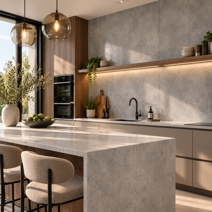 Marmerlook calacatta – Marmerlook wandpanelen badkamer en keuken