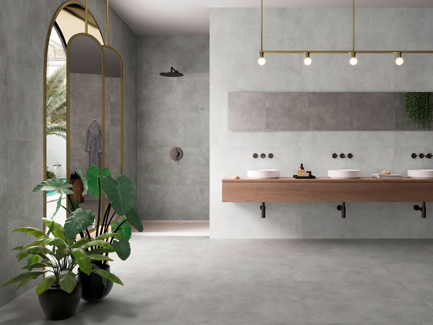 Badkamer met CERATONE tegels
