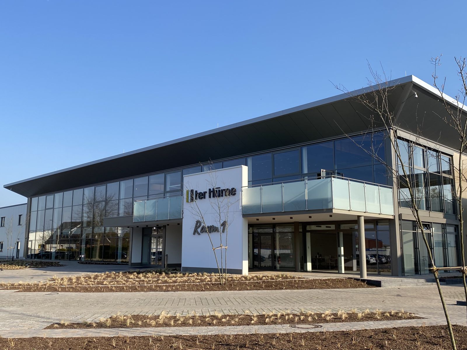 Raum 1, het showroom- en communicatiecentrum van ter Hürne in Südlohn
