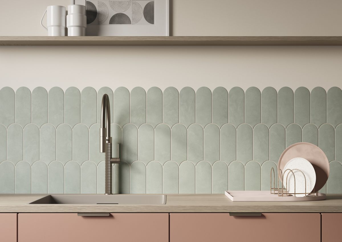 Keuken met Cifre-wandtegels