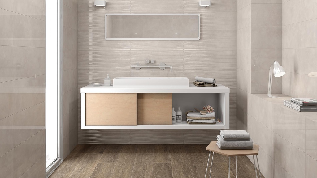Ceratone Elche Matt 60,8x60,8 9,5mm Roble - sfeerbeeld 1