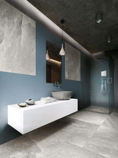 Luca River Stone Matt 120x120 6mm Salt Celtic Grey