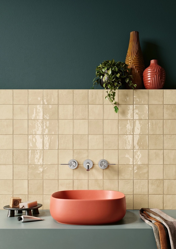 Ceratone Artsy Cut Squares 10x10 7,8mm Sand