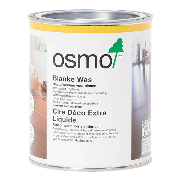 Osmo 1101 Blanke Was Kleurloos 0,75 L