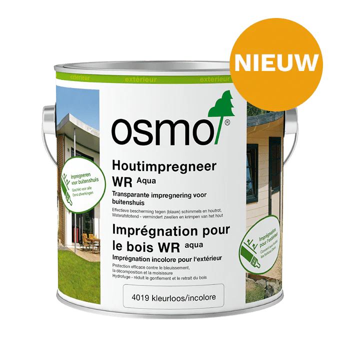 [13800041] Osmo Hout impregnering WR aqua Outside 4019Aqua 0,75L