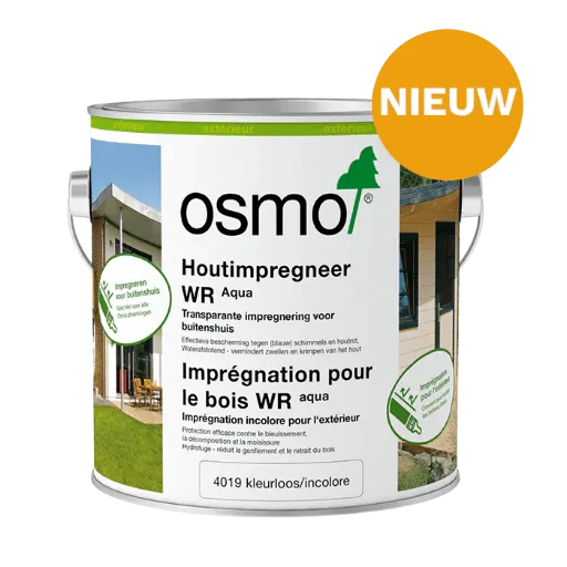 [13800041] Osmo Hout impregnering WR aqua Outside 4019 Aqua 0,75L