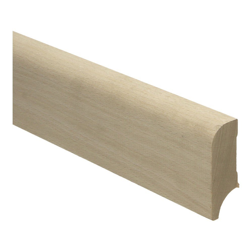 11371 Plinthe coloniale en hêtre brut massif 22x58mm par m