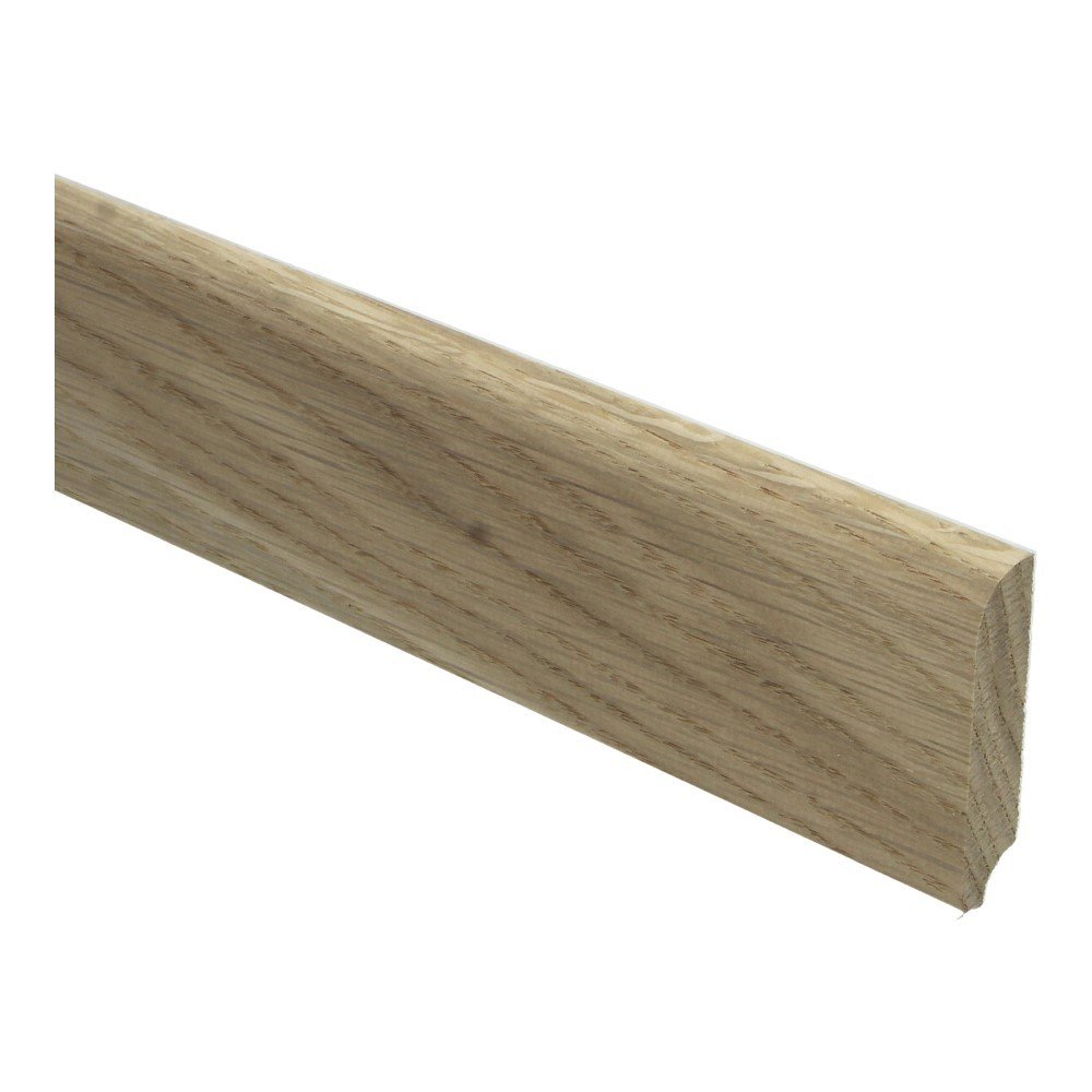 11511 Plinthe standard en chêne brut massif 13x60mm par m