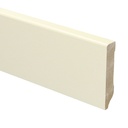 15924 Plinthe moderne à peindre RAL 9001 blanc crème MDF laqué 12x70x2400mm