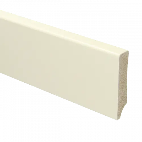 [PPCE21054] 15927 Plint Modern schilder RAL 9001 crèmewit MDF-gelakt 15x70x2400mm