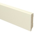15927 Modern paintable skirting board RAL 9001 cream white MDF lacquered 15x70x2400mm