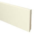 15929 Modern paintable skirting board RAL 9001 cream white MDF lacquered 15x120x2400mm