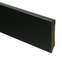 15936 Plinthe moderne à peindre RAL 9005 noir MDF laqué 12x70x2400mm