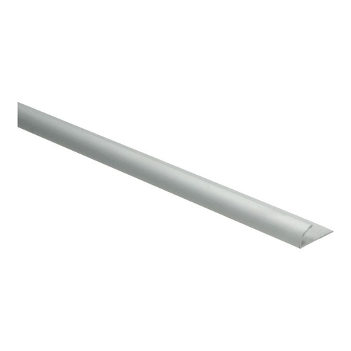 [PPCE30025] 66615 Profiel papegaaienbek zilver ALU 8x25x900mm