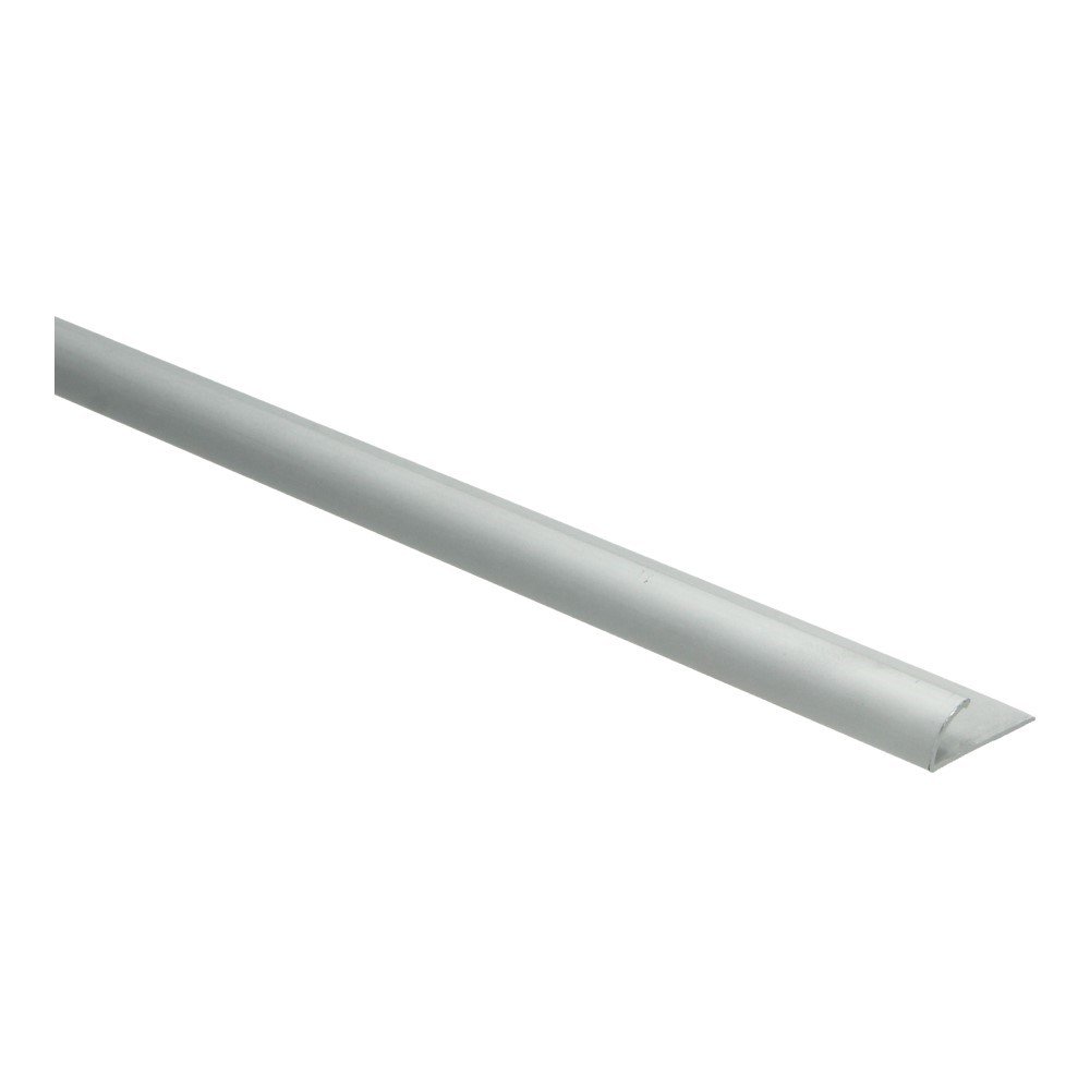 66616 Profilé bec de perroquet argent ALU 8x25x2700mm