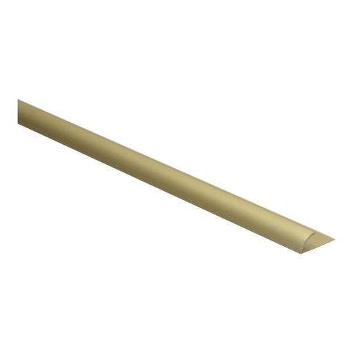 [PPCE30028] 66626 Profiel papegaaienbek goud ALU 8x25x2700mm