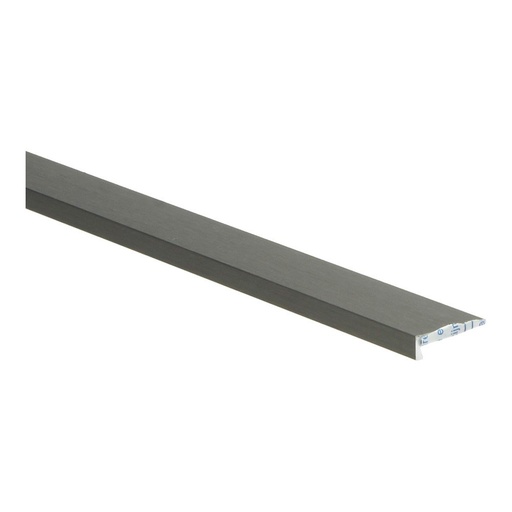 [PPCE31024] 69557 Profiel afsluit rvs geborsteld voor LVT ALU 6x21mm vloerdikte 4mm 3000mm