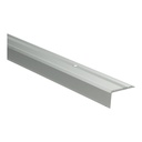 Kuberit Profiel trap zilver fijn antistlip ALU 40x25x3000mm