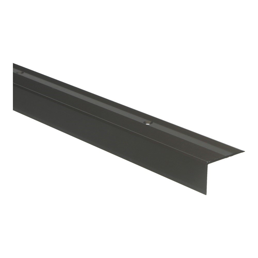 65369 Kuberit Profilé de marche bronze antidérapant à grain fin ALU 40x25x3000mm