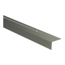 65370 Kuberit Profilé de marche inox antidérapant à grain fin ALU 40x25x3000mm