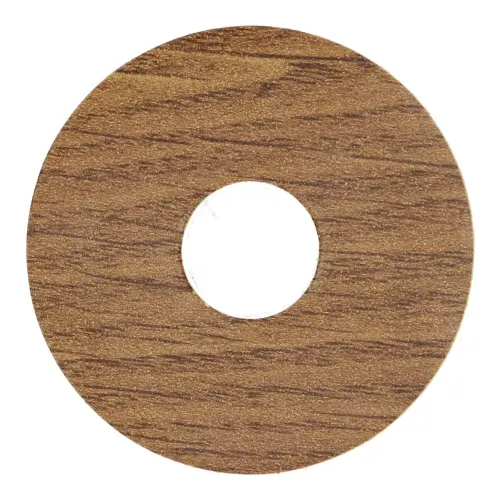 24114 Rozet zelfklevend eiken naturel donker 17mm 10st