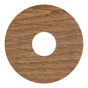 24114 Self-adhesive pipe rosette dark natural oak 17mm 10pcs