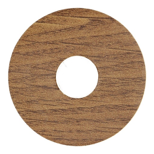 [PPCE40599] 24114 Rosace autocollante en chêne naturel foncé 17mm 10pcs