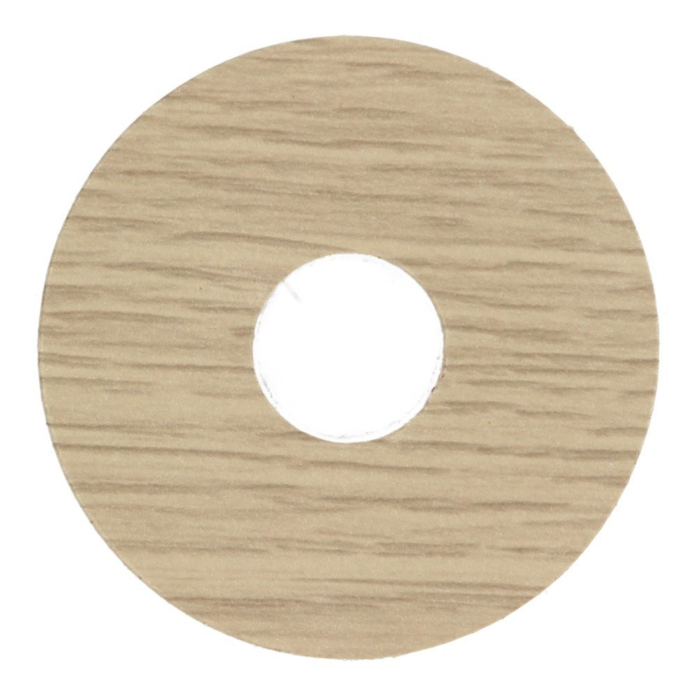 24119 Rosace autocollante en chêne champagne 17mm 10pcs