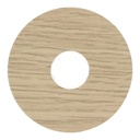 24119 Rozet zelfklevend champagne eiken 17mm 10st