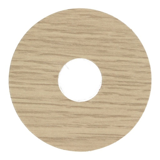 [PPCE40604] 24119 Rozet zelfklevend champagne eiken 17mm 10st