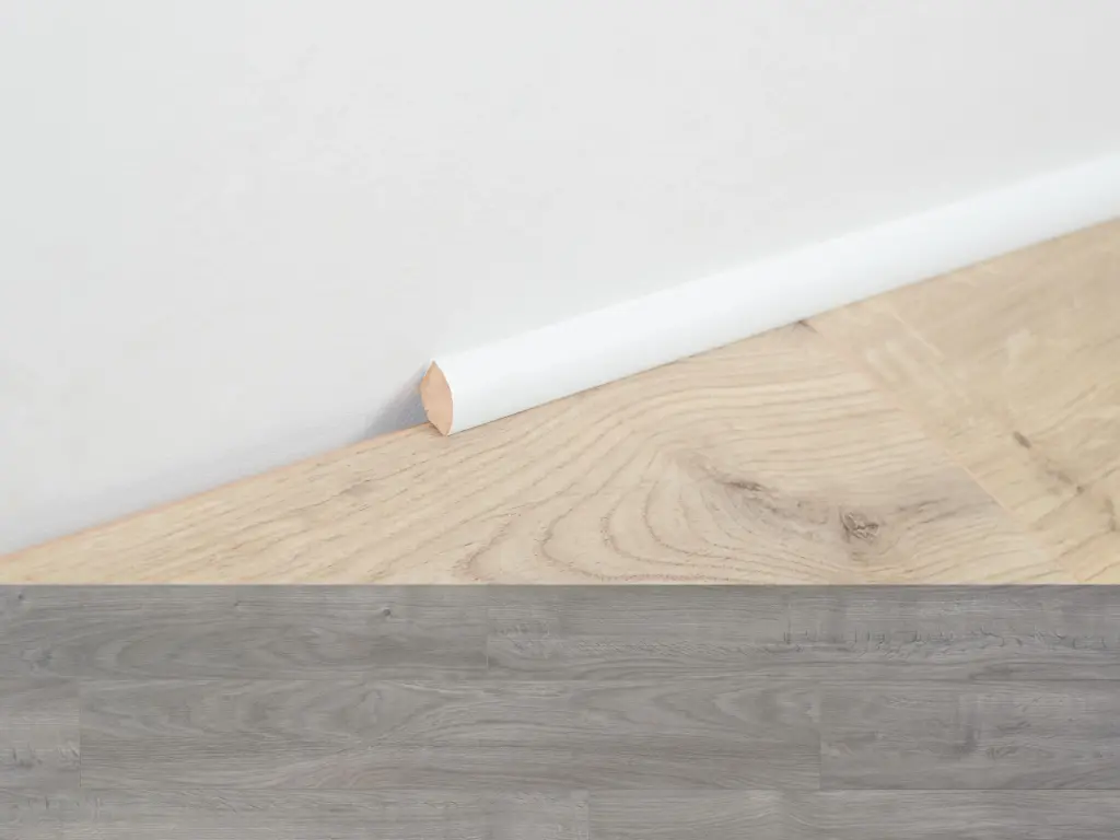 BerryAlloc Plint Kwadrant java light grey 2,4m per 4st