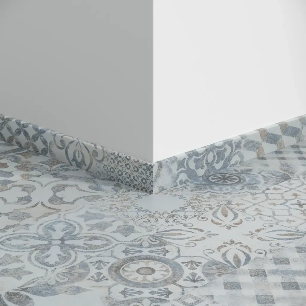 BerryAlloc Plint retro chic blue grey 2,4m per 4st