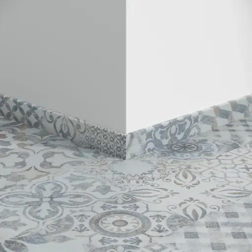 [BERR21223] BerryAlloc Plint retro chic blue grey 2,4m per 4st (80 mm)