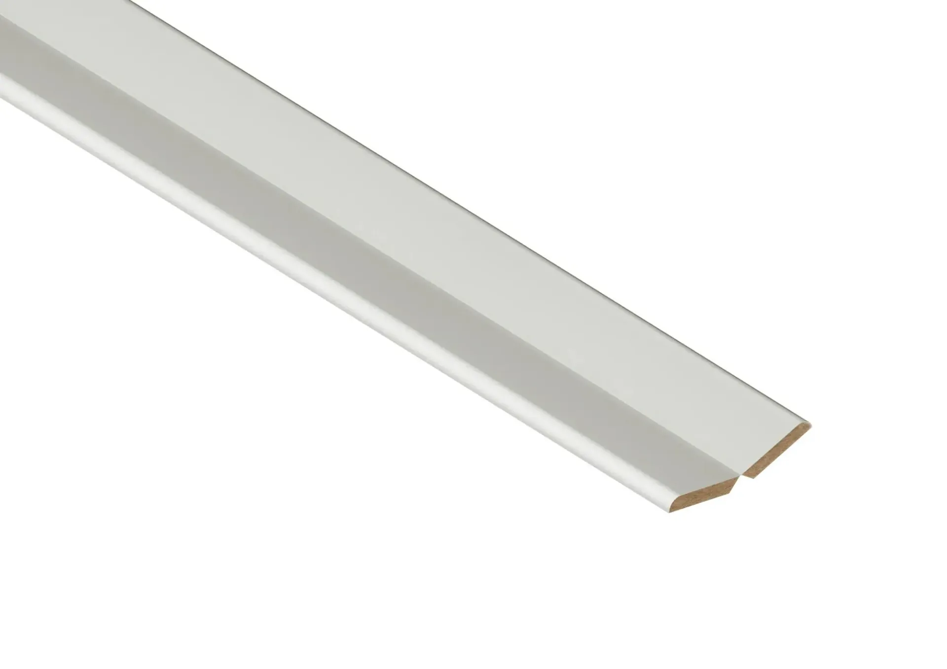 ter Hürne Vouwhoeklijst Uni kristal wit 400 1101140400