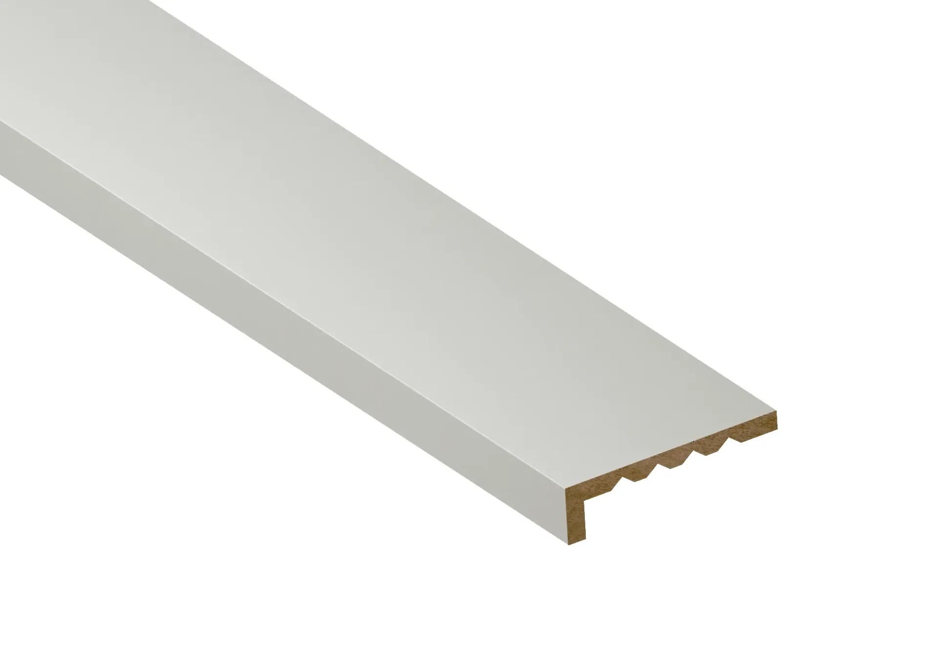 [TERH00399] ter Hürne Afdeklijst Uni kristal wit 400 1101140500