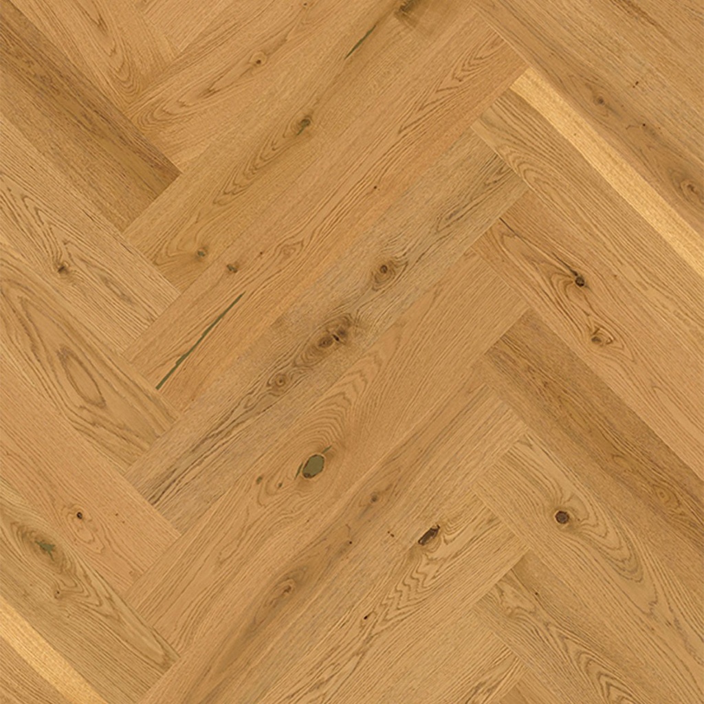Otium Bois point de Hongrie Mare brossé teinté verni ultra mat