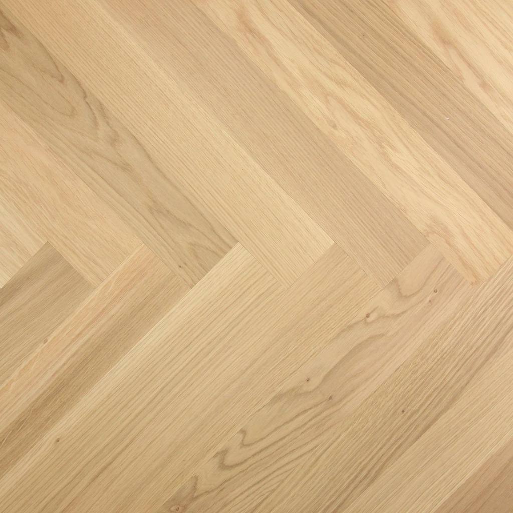 Otium Wood herringbone Satin - white oiled