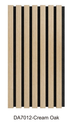 ACOUSTIC PANEL Wood veneer 2700 x 600 x 21mm Cream Oak