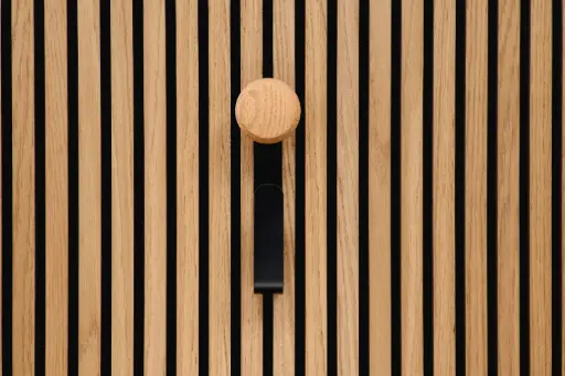 [1101340201] ter Hürne SilentDesign LivingWall lang met houten knop Jesper 