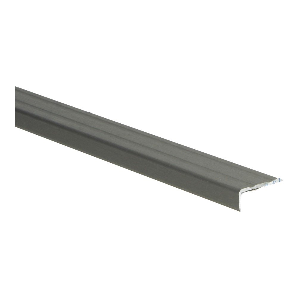 69107 Angle profile self-adhesive 10 mm brushed stainless steel ALU 1m