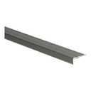 69107 Profilé d'angle autocollant 10 mm inox brossé ALU 1m