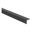 69404 Duo-hoeklijnprofiel zelfkl. 24,5x30 mm zwart 1m