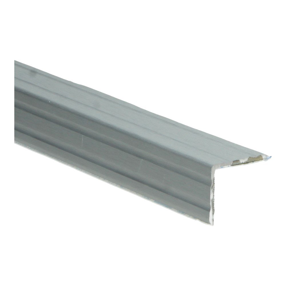 69458 Duo angle profile self-adhesive 24,5x30 mm brushed silver 3m