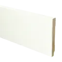 MDF plint recht 120x15 wit gefolied