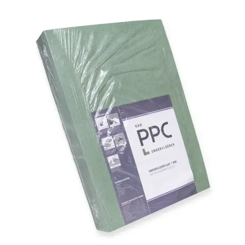 PPC groene ondervloerplaat 7 mm laminaat/parket