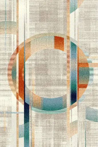 Strip Carpet Abstract Multicolor UniCarpet 1 (160cm x 230cm)