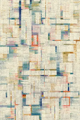 Strip Carpet Abstract Multicolor UniCarpet 12 (160cm x 230cm)