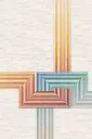 Strip Carpet Abstract Multicolor UniCarpet 6