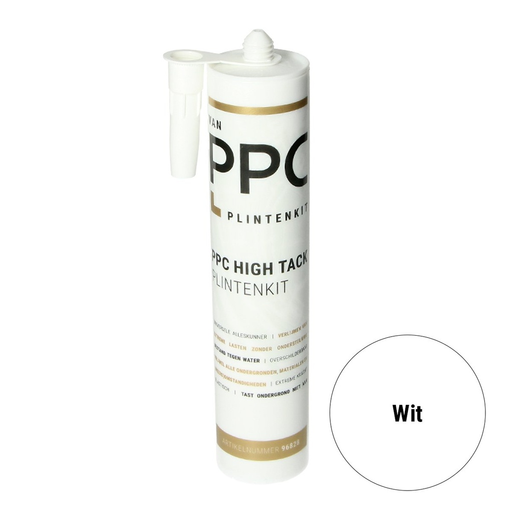 PPC High Tack mastic pour plinthes - blanc 290 ml