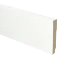 16756 MDF plint recht 90x15x2400 wit gefolied